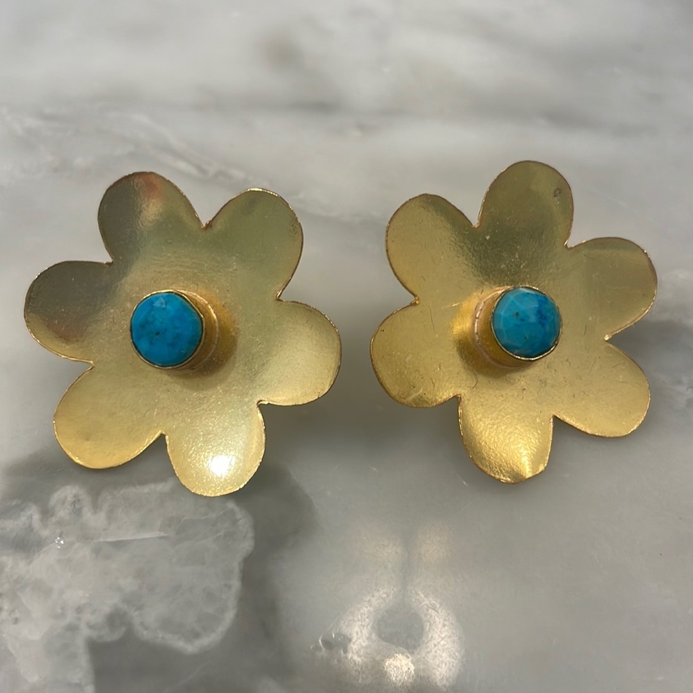 Elizabeth Lanier Floral Studs